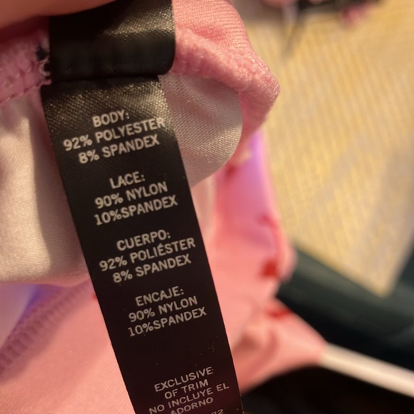 🍒Steve Madden 2-pc silky soft lace-trimmed cami & shorts set sz L NWT - Picture 11 of 11